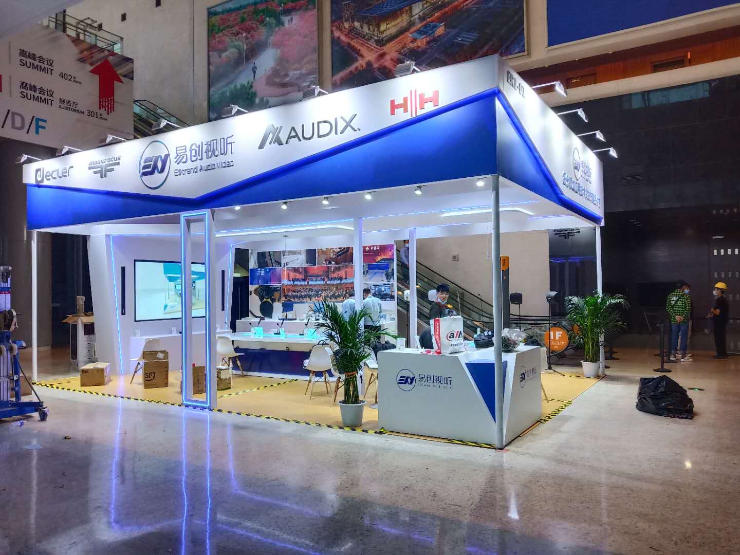 北京視聽(tīng)展 易創(chuàng)視聽(tīng)展臺(tái)設(shè)計(jì)搭建