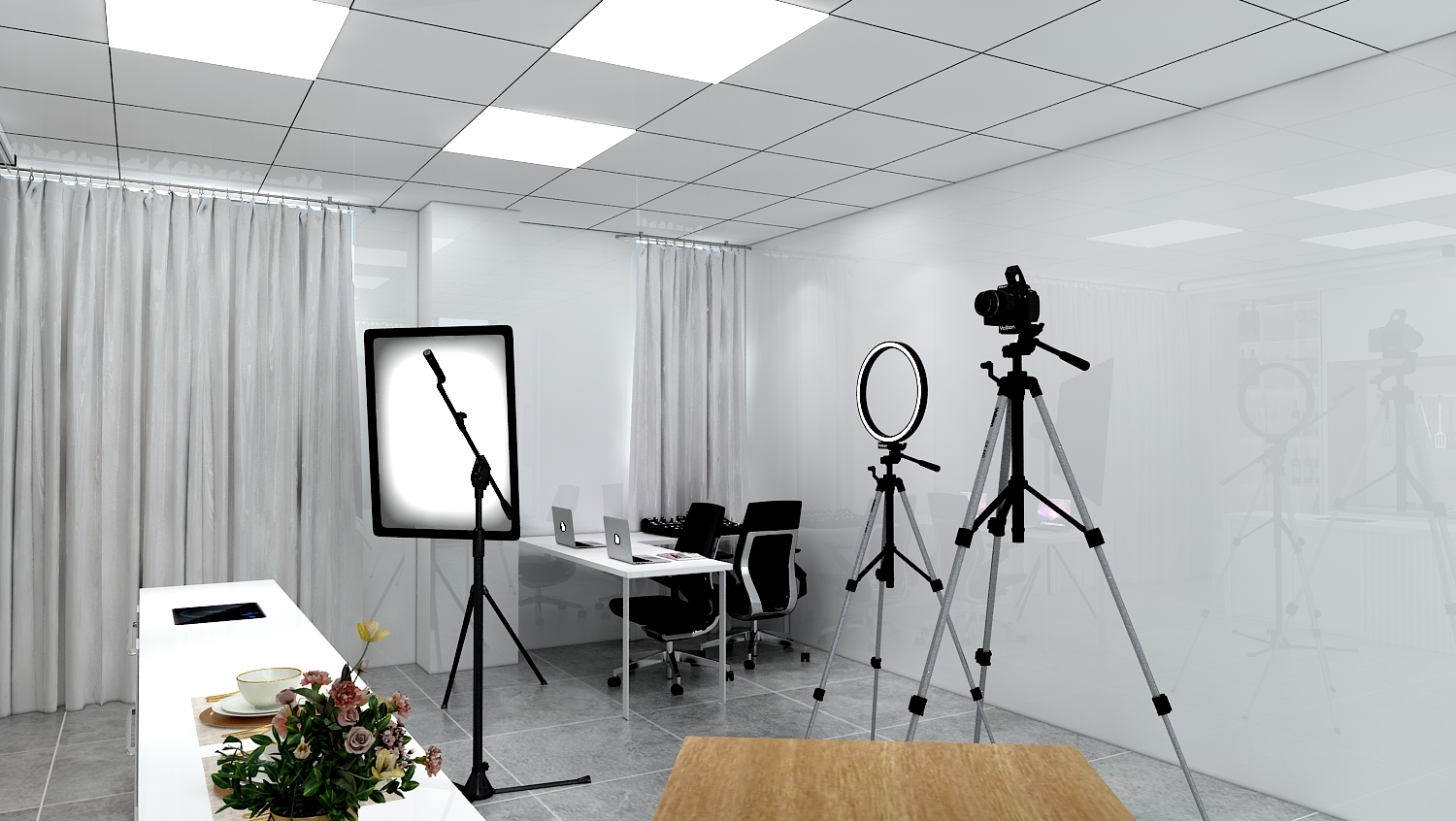 壹品慧生活直播間設(shè)計(jì)搭建