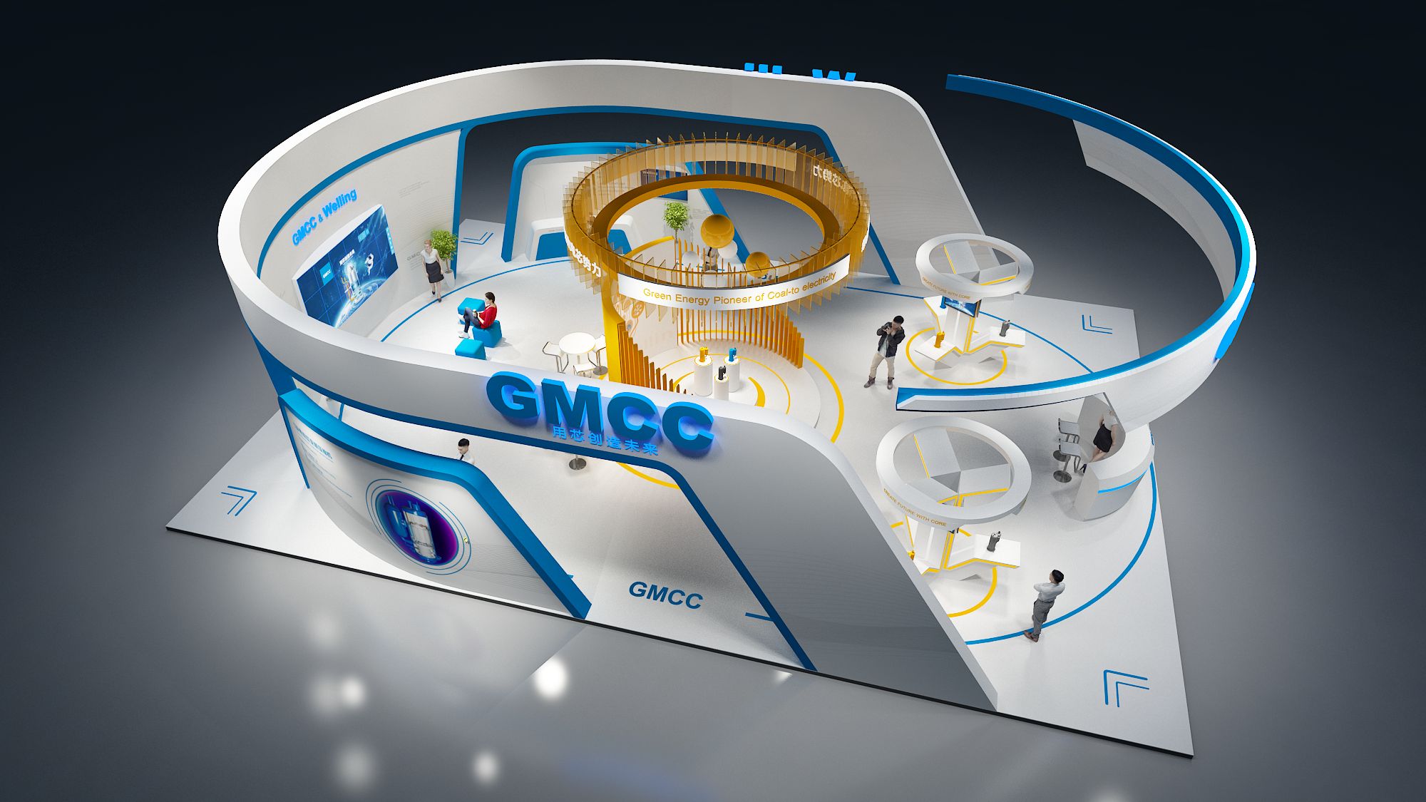 開(kāi)放式展臺(tái)設(shè)計(jì)的優(yōu)缺點(diǎn)是什么？(圖1)