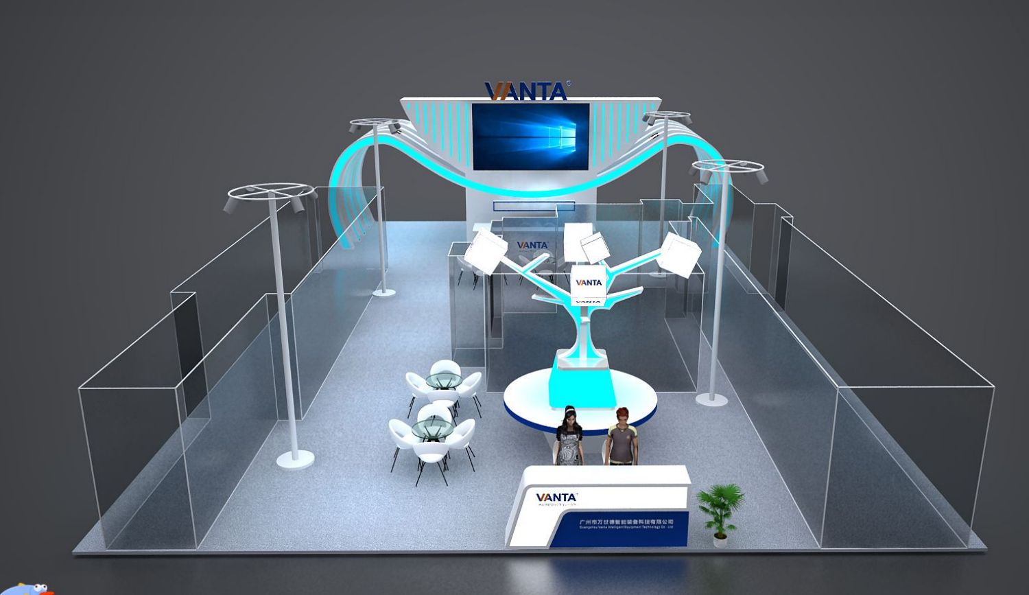 展臺(tái)設(shè)計(jì)搭建的幾種技能策略(圖1) 展臺(tái)設(shè)計(jì)搭建的幾種技能策略(圖1)