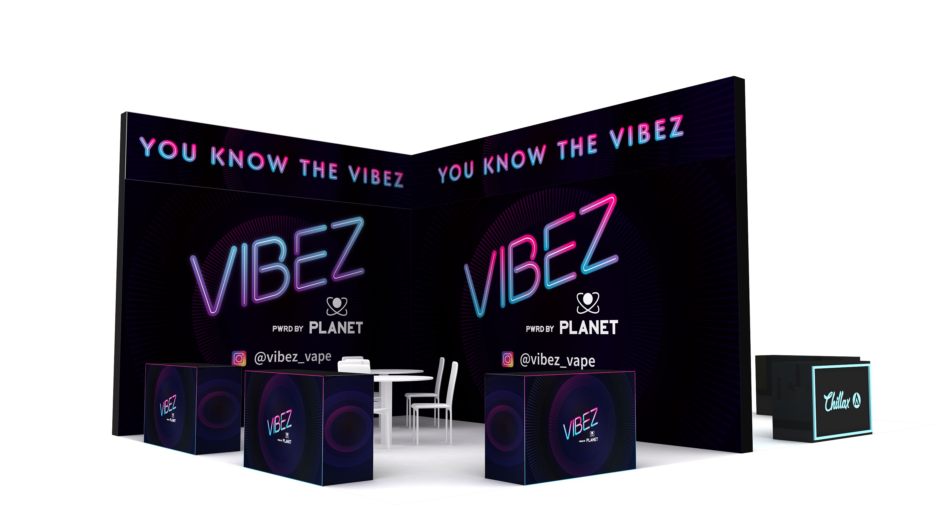 迪拜電子煙展展臺展位設(shè)計搭建