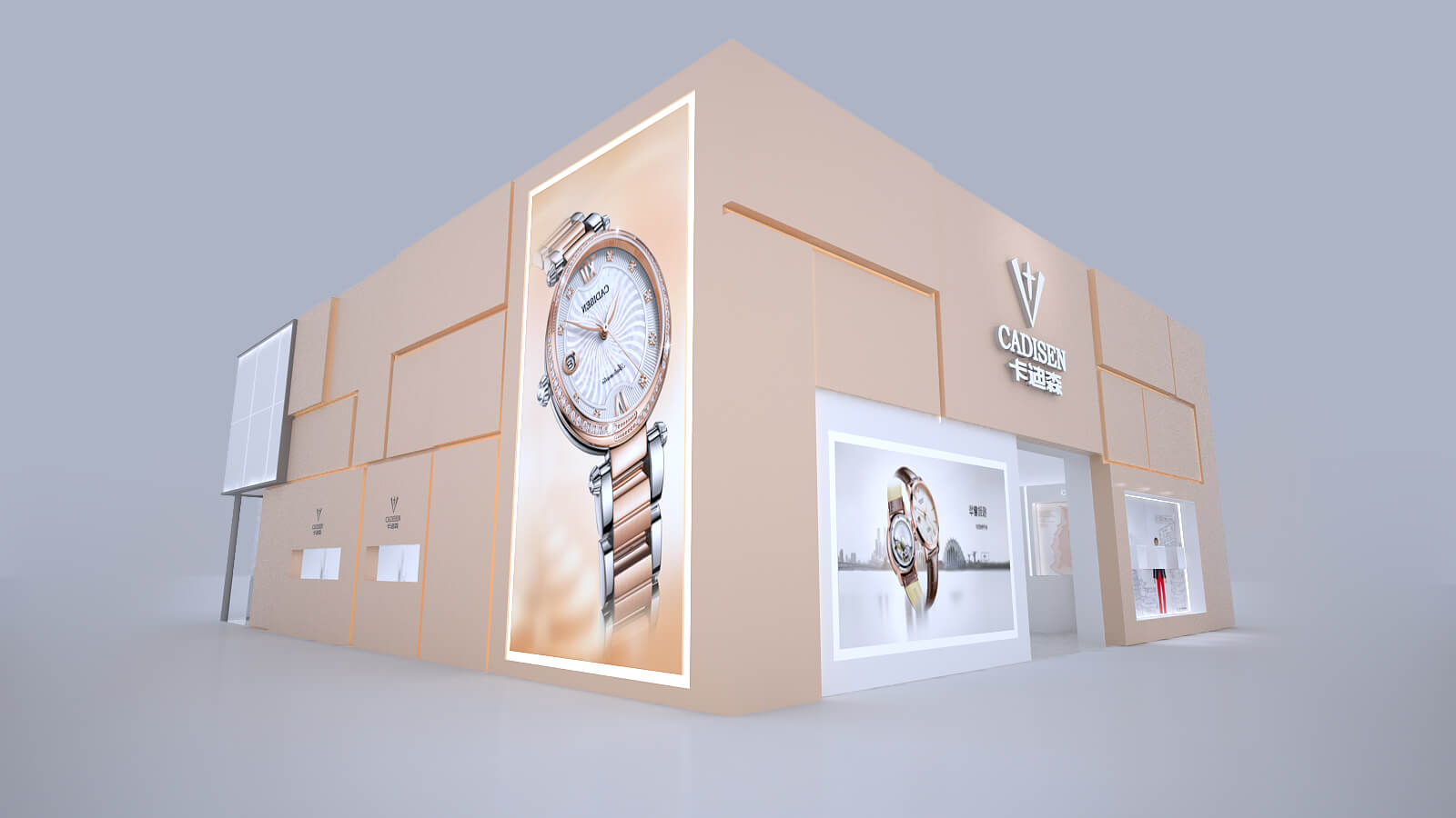 卡迪森手表-珠寶展展臺設計搭建