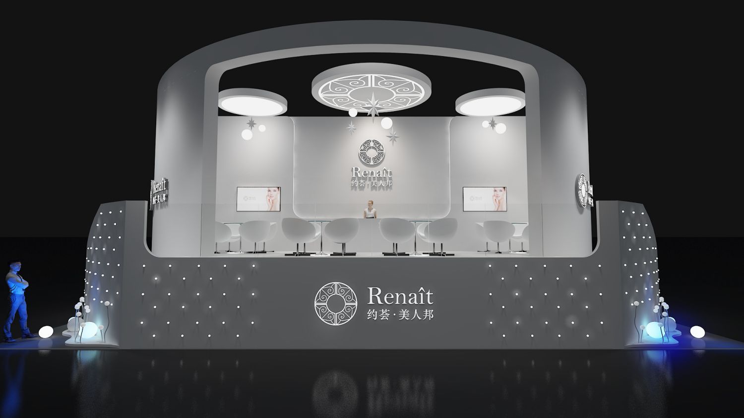 會展搭建 展會設(shè)計展位效果圖設(shè)計流程企業(yè)展廳重要性(圖1)