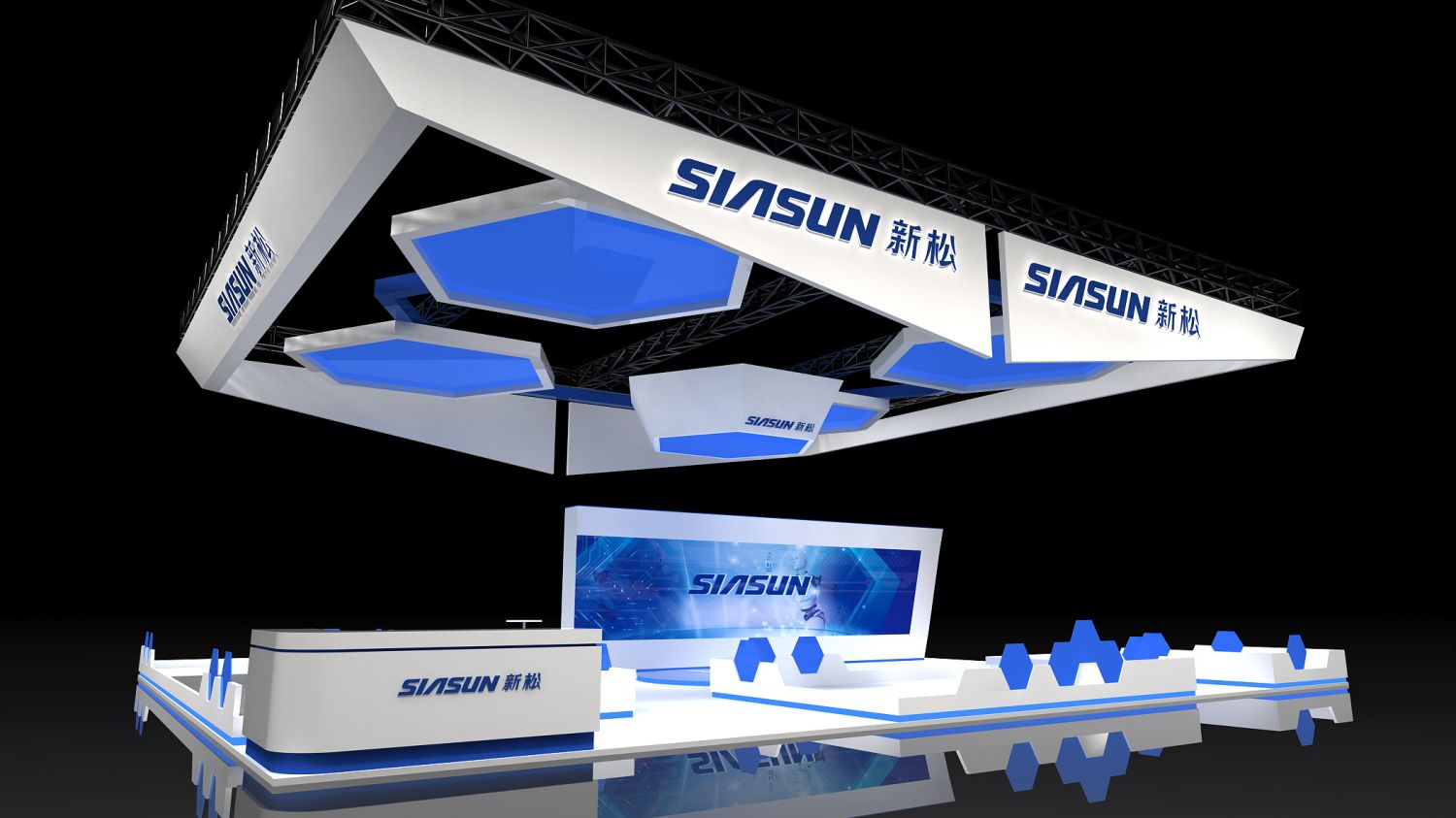 深圳展覽搭建展臺搭建怎么樣(圖1)